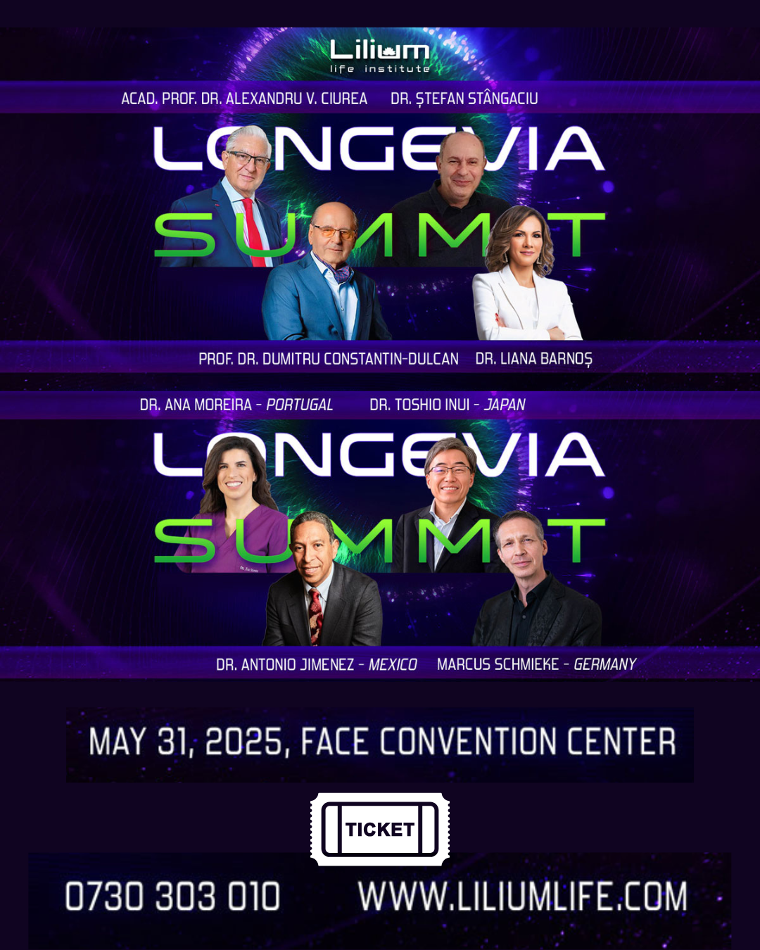 Longevia Summit 2025 — Pioneering the Future of Health and Longevity